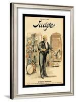 Judge Magazine: The Presidential Prestidigitateur-Grant Hamilton-Framed Art Print