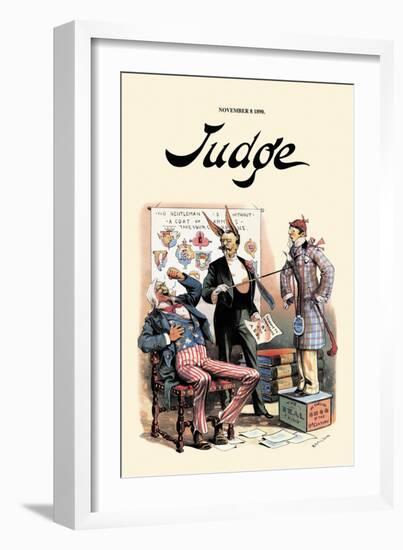 Judge: No Gentleman is Without a Coat of Arms-null-Framed Art Print