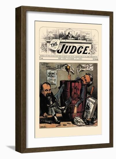 Judge: Ohio is Democratic-null-Framed Art Print