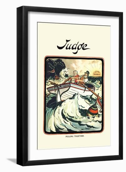 Judge: Pulling Together-Grant Hamilton-Framed Art Print