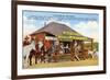 Judge Roy Bean's Courthouse, Langtry, Texas-null-Framed Premium Giclee Print