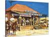 Judge Roy Bean Who Dispensed Tough Justice from His Saloon-Harry Green-Stretched Canvas