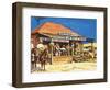 Judge Roy Bean Who Dispensed Tough Justice from His Saloon-Harry Green-Framed Giclee Print