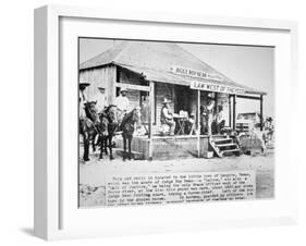 Judge Roy Bean-null-Framed Photographic Print