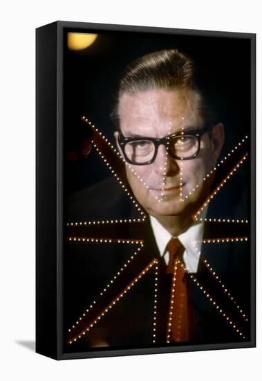 Judge Roy Mark Hofheinz Whom Built the Harris County Domed Stadium known as Astrodome, 1968-Mark Kauffman-Framed Stretched Canvas