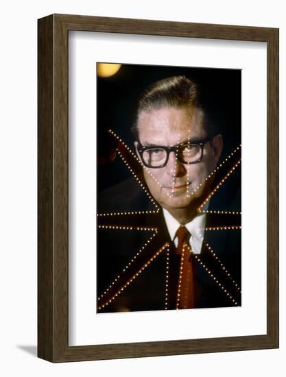 Judge Roy Mark Hofheinz Whom Built the Harris County Domed Stadium known as Astrodome, 1968-Mark Kauffman-Framed Photographic Print