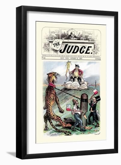 Judge: Stand-Off-null-Framed Art Print