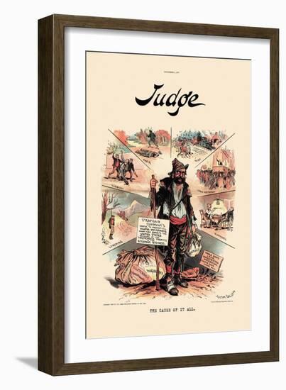 Judge: The Cause of It All-null-Framed Art Print