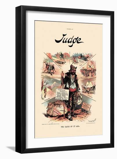 Judge: The Cause of It All-null-Framed Art Print