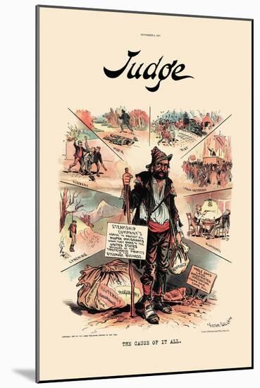 Judge: The Cause of It All-null-Mounted Art Print