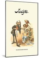 Judge: The Free-Silver Svengali-Bernhard Gillam-Mounted Art Print