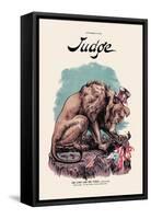 Judge: The Lion and the Viper-null-Framed Stretched Canvas