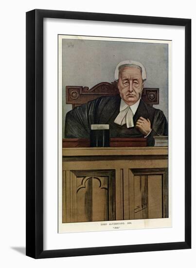 Judge Viscount Alverstone-Leslie Ward-Framed Art Print