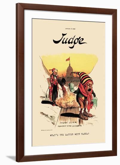 Judge: What's the Matter with Hanna?-null-Framed Art Print