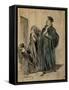 Judge, Woman and Child-Honore Daumier-Framed Stretched Canvas