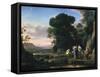 Judgement of Paris (1645-164)-Claude Lorraine-Framed Stretched Canvas