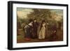 Judgement of Paris, 1877 (Oil on Canvas)-George Adolphus Storey-Framed Giclee Print