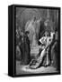 Judgement of Solomon, 1866-Gustave Doré-Framed Stretched Canvas