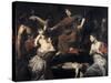 Judgement of Solomon-Valentin de Boulogne-Stretched Canvas