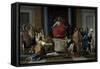 Judgement of Solomon-Nicolas Poussin-Framed Stretched Canvas