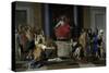 Judgement of Solomon-Nicolas Poussin-Stretched Canvas