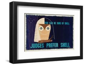 Judges Prefer Shell-null-Framed Art Print