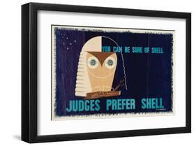 Judges Prefer Shell-null-Framed Art Print