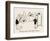 Judging Artistic Effect before Purchasing-William Heath Robinson-Framed Art Print