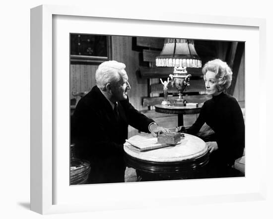 Judgment At Nuremberg, Spencer Tracy, Marlene Dietrich, 1961-null-Framed Photo