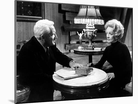 Judgment At Nuremberg, Spencer Tracy, Marlene Dietrich, 1961-null-Mounted Photo