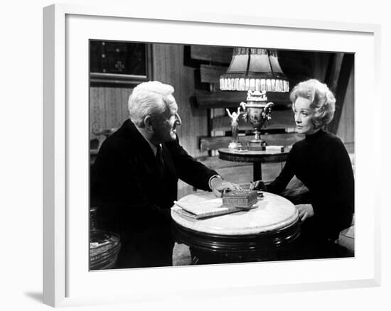Judgment At Nuremberg, Spencer Tracy, Marlene Dietrich, 1961-null-Framed Photo