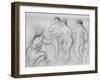 'Judgment of Paris' c1913-Edgar Degas-Framed Giclee Print