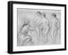 'Judgment of Paris' c1913-Edgar Degas-Framed Giclee Print