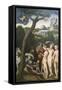 Judgment of Paris-Lucas Cranach the Elder-Framed Stretched Canvas