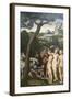 Judgment of Paris-Lucas Cranach the Elder-Framed Art Print