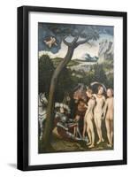Judgment of Paris-Lucas Cranach the Elder-Framed Art Print