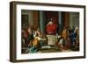 Judgment of Solomon, 1649-Nicolas Poussin-Framed Giclee Print