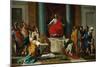 Judgment of Solomon, 1649-Nicolas Poussin-Mounted Giclee Print