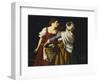 Judith and Her Maidservant with the Head of Holofernes-Orazio Gentileschi-Framed Giclee Print