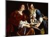 Judith and her Maidservant with the Head of Holofernes-Artemisia Gentileschi-Mounted Giclee Print