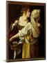 Judith and Her Servant-Artemisia Gentileschi-Mounted Giclee Print