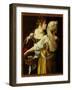 Judith and Her Servant-Artemisia Gentileschi-Framed Giclee Print