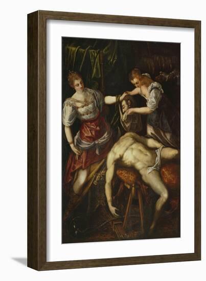 Judith and Holofernes, 1590-Domenico Robusti-Framed Giclee Print