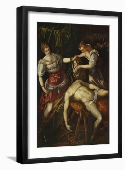 Judith and Holofernes, 1590-Domenico Robusti-Framed Giclee Print