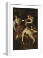 Judith and Holofernes, 1590-Domenico Robusti-Framed Giclee Print