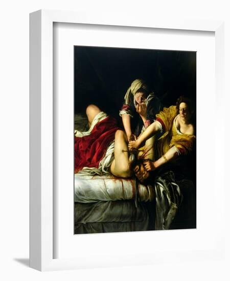 Judith and Holofernes, 1612-21-Artemisia Gentileschi-Framed Giclee Print