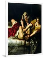 Judith and Holofernes, 1612-21-Artemisia Gentileschi-Framed Giclee Print