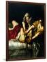 Judith and Holofernes, 1612-21-Artemisia Gentileschi-Framed Giclee Print