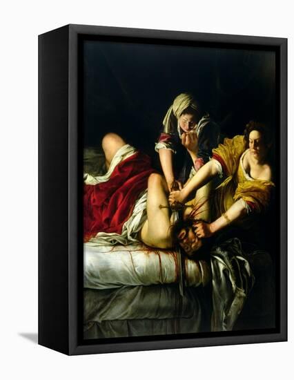 Judith and Holofernes, 1612-21-Artemisia Gentileschi-Framed Stretched Canvas