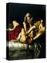 Judith and Holofernes, 1612-21-Artemisia Gentileschi-Stretched Canvas